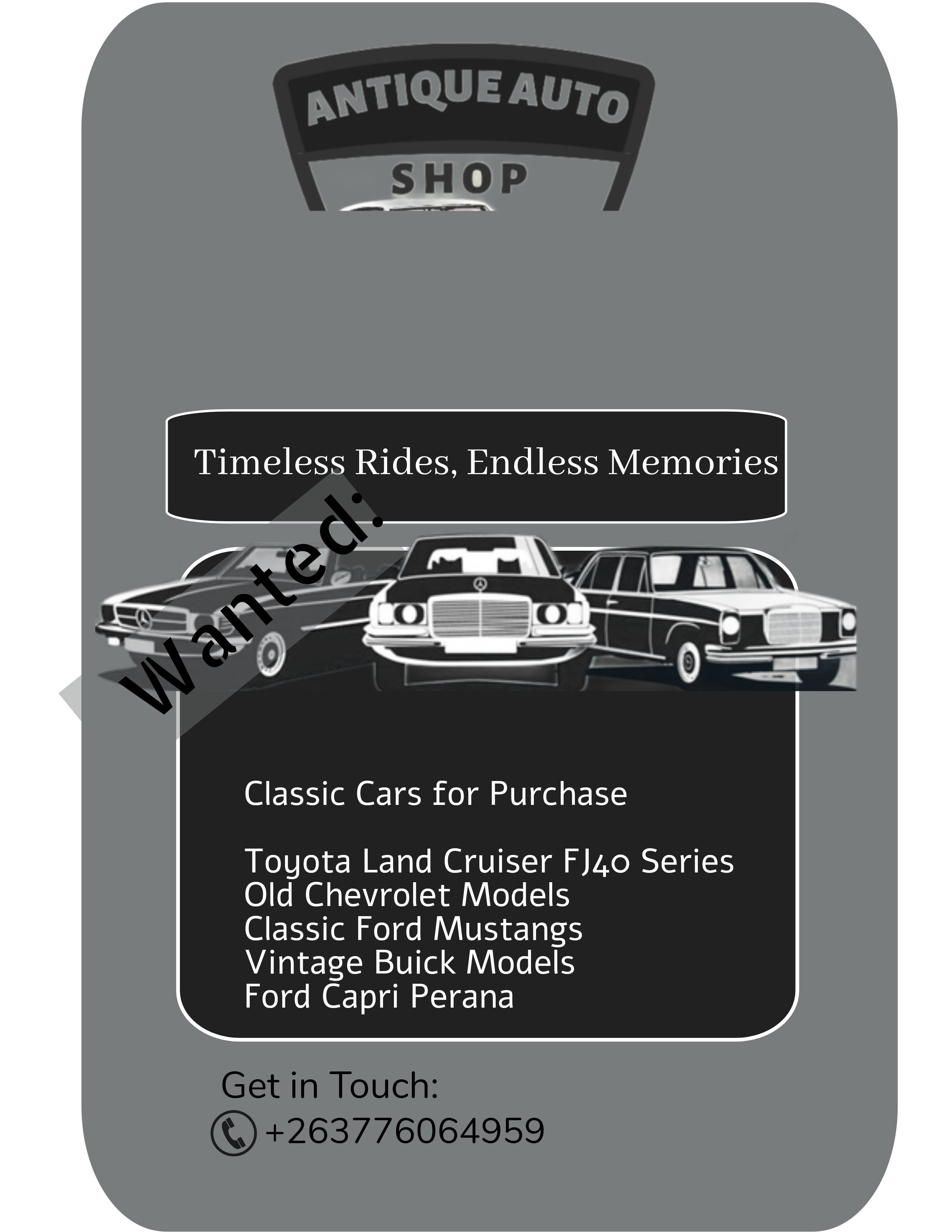Antique Auto Flyer